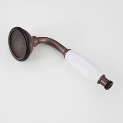 Telephone Hand Shower With Porcelain Handle -Home-Bathroom 114339 telephone handshower ORB angle MV60