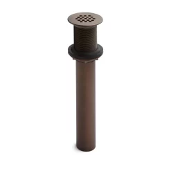 1-1/2" Grid Strainer - Overflow Holes - Oil Rubbed Bronze