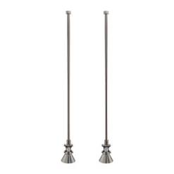 Deck-Mount Supply With Cross-Handle Stops For Copper Pipe