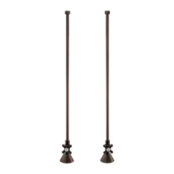 Deck-Mount Supply With Cross-Handle Stops For Copper Pipe -Home-Bathroom 139885 water supplies ORB angle MV60