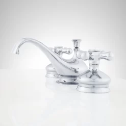 Shannon Widespread Bathroom Faucet - Cross Handles -Home-Bathroom 152857 Shannon ws faucet CP side Beauty20 scaled