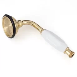 Telephone Hand Shower With Porcelain Handle -Home-Bathroom 2369 pb 1