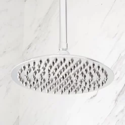 Glenley Pressure Balance Shower Set With Rainfall Shower Head - Cross Handle -Home-Bathroom 250950 shower head chrome