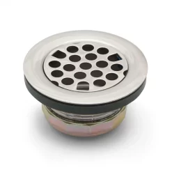 Sink Plug With Strainer - 2" Opening - Polished Chrome