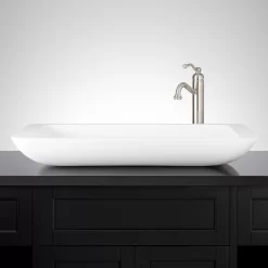 Alanna Large Matte Resin Vessel Sink
