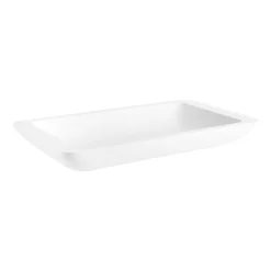 Alanna Large Matte Resin Vessel Sink 8 Alanna Large Matte Resin Vessel Sink -Home-Bathroom 289330 alanna vessel matte white angle MV60 scaled