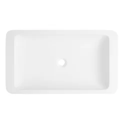 Alanna Large Matte Resin Vessel Sink 11 Alanna Large Matte Resin Vessel Sink -Home-Bathroom 289330 alanna vessel matte white top MV100 scaled