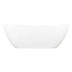 64" Winifred Resin Freestanding Tub - Matte Finish -Home-Bathroom 306468 Winifred tub WH 64 front MV70 scaled