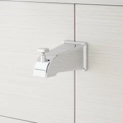 Casement Tub & Shower Set With Lever Handle - Chrome -Home-Bathroom 317208 casement tub and shower set CP spout Detail180 scaled