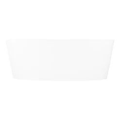 63" Lesa Resin Freestanding Tub - Matte Finish -Home-Bathroom 328615 Lesa tub WH 63 front MV70 scaled