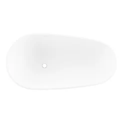 71" Quinton Resin Freestanding Tub - Matte Finish -Home-Bathroom 328708 Quinton tub WH 71 top MV80