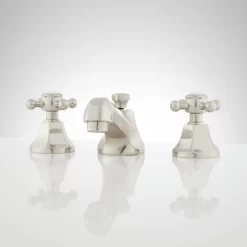 New York Widespread Bathroom Faucet - Contemporary Cross Handles