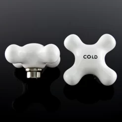 Large Porcelain Cross Handles