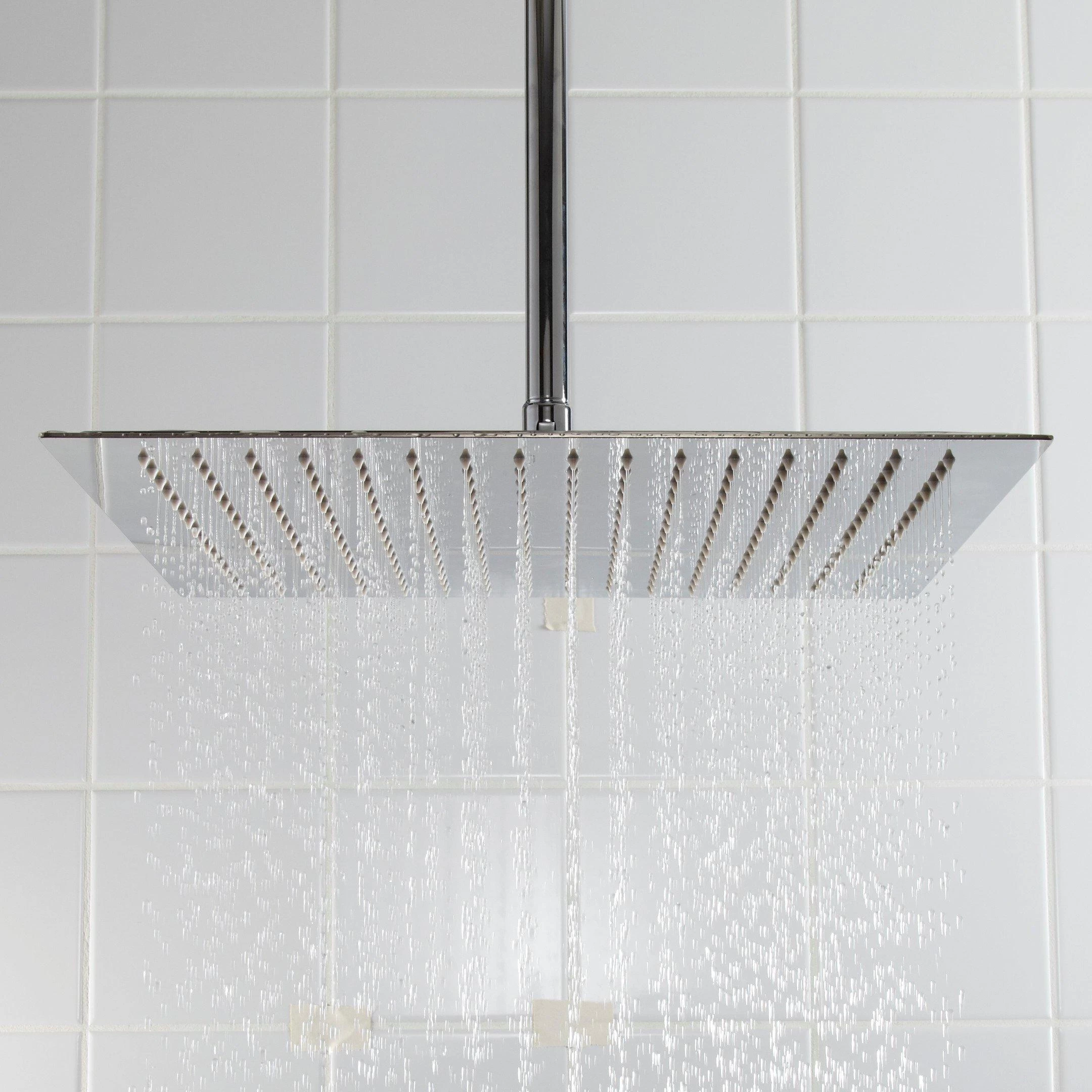 Beveled Square Rainfall Shower Head 2 Beveled Square Rainfall Shower Head - Image 2