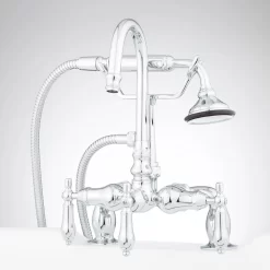 Allister Deck-Mount Tub Faucet And Hand Shower -Home-Bathroom 348042 Allister dm tub faucet CP Beauty10