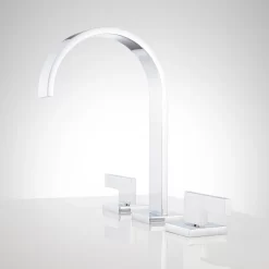 Ultra Widespread Bathroom Faucet - Overflow - Chrome