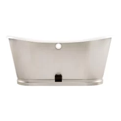 66" Dorset Bateau Cast Iron Skirted Tub - Stainless Steel Skirt -Home-Bathroom 357140 Dorset tub SS RR 66 back MV90 scaled