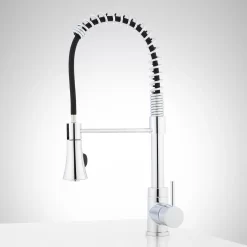 Steyn Kitchen Faucet With Spring Spout 16 Steyn Kitchen Faucet With Spring Spout -Home-Bathroom 358865 single hole pull down kitchen faucet chrome side