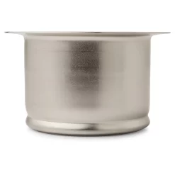 Deep Drain / Disposer Flange -Home-Bathroom 362546 extra deep garbage disposer flange brushed nickel front