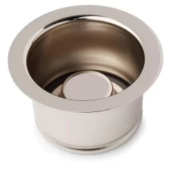 Deep Drain / Disposer Flange -Home-Bathroom 362548 extra deep garbage disposer flange polished nickel end 2