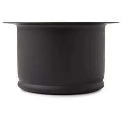 Deep Drain / Disposer Flange -Home-Bathroom 362549 extra deep garbage disposer flange flat black front