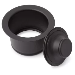 Deep Drain / Disposer Flange -Home-Bathroom 362549 extra deep garbage disposer flange flat black open