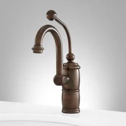 Marcella Single-Hole Bathroom Faucet - Pop-Up Drain - Overflow - Oil Rubbed Bronze