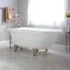 59" Rayne Acrylic Clawfoot Tub - Oil Rubbed Bronze Feet- Overflow-No Drillings