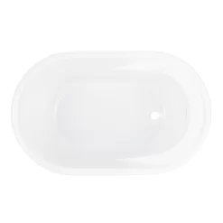 51" Pelion Acrylic Freestanding Tub -Home-Bathroom 375020 pelion acrylic tub 51 top MV90 scaled