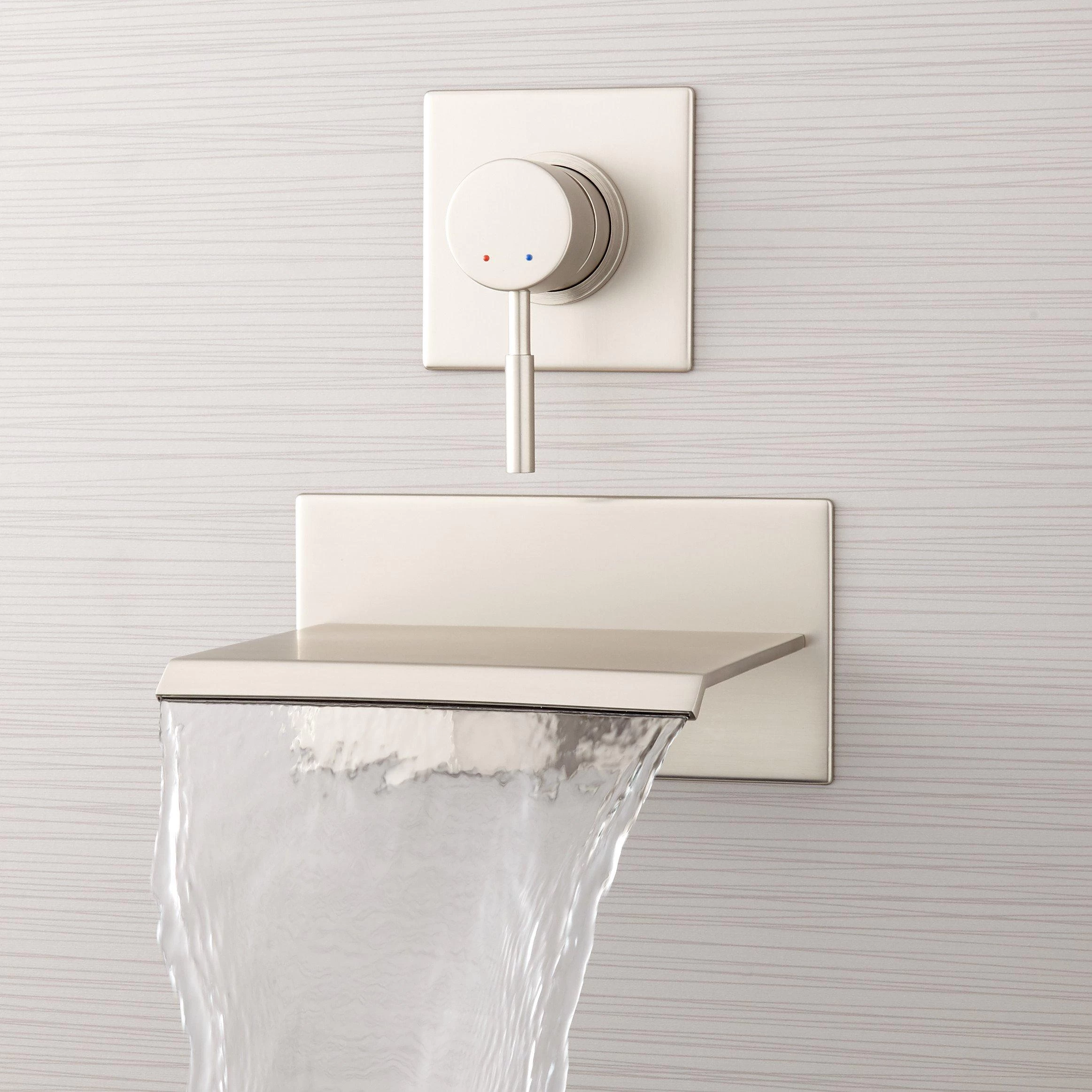 Lavelle Wall-Mount Waterfall Tub Faucet 1 Lavelle Wall-Mount Waterfall Tub Faucet