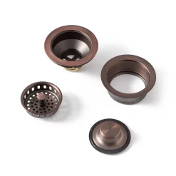 Drain And Disposer Flange Set -Home-Bathroom 389953 drain flange set oil rubbed bronze exploded 2