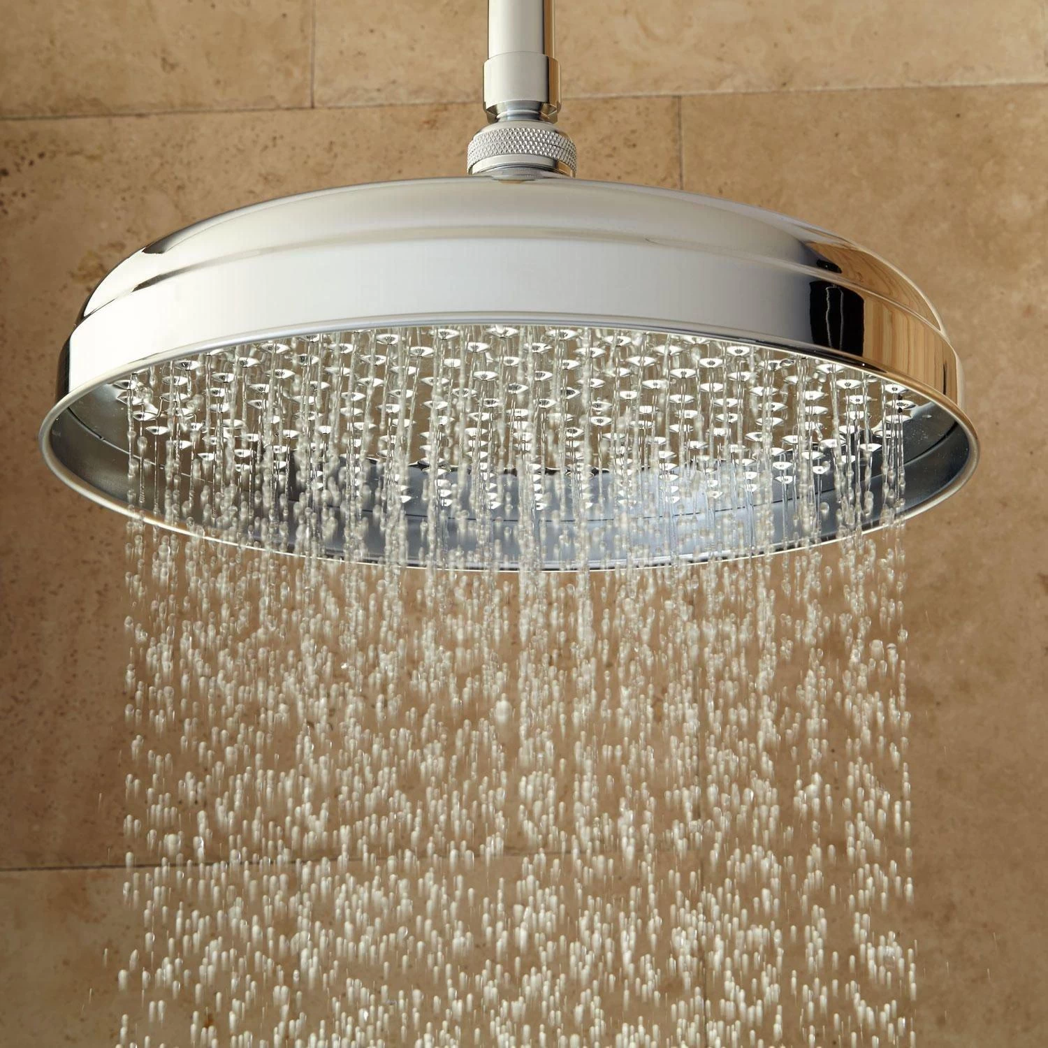 Lambert Rainfall Shower Head With Extended Arm 1 Lambert Rainfall Shower Head With Extended Arm