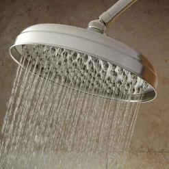 Lambert Rainfall Nozzle Shower Head With Standard Arm -Home-Bathroom 393069 on standard rainfall shower head nickel