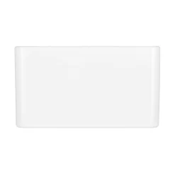 30" Reinhard Fireclay Farmhouse Sink - White -Home-Bathroom 393675 reinhard fh sink WH 30 side MV80
