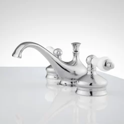 Shannon Widespread Bathroom Faucet - Porcelain Lever Handles -Home-Bathroom 394472 Shannon ws faucet CP side Beauty20 scaled