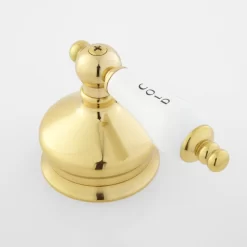 Shannon Widespread Bathroom Faucet - Porcelain Lever Handles -Home-Bathroom 394476 Shannon ws faucet PB handle Detail160