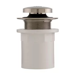 Pop-Up Tub Drain With Hub Adapter 15 Pop-Up Tub Drain With Hub Adapter -Home-Bathroom 398147 tub drain BN closed MV90
