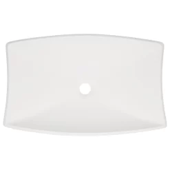 Centauri Matte Resin Vessel Sink - White -Home-Bathroom 398742 Centauri vessel MW top MV100 scaled