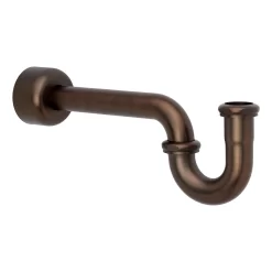 1-1/4" P-Trap With High Box Flange