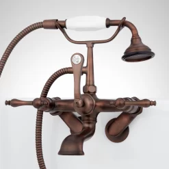 Tub Wall-Mount Telephone Faucet & Hand Shower - Lever Handle -Home-Bathroom 402571 telephone wm tub faucet ORB Beauty10 scaled