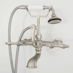 Wall-Mount Telephone Faucet & Hand Shower - Lever Handles