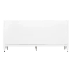 72" Hawkins Mahogany Double Vanity For Undermount Sink - White -Home-Bathroom 407427 hawkins vanity white 72 back mv80