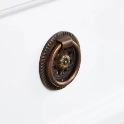 72" Hawkins Mahogany Double Vanity For Undermount Sink - White -Home-Bathroom 407427 hawkins vanity white 72 pull detail160