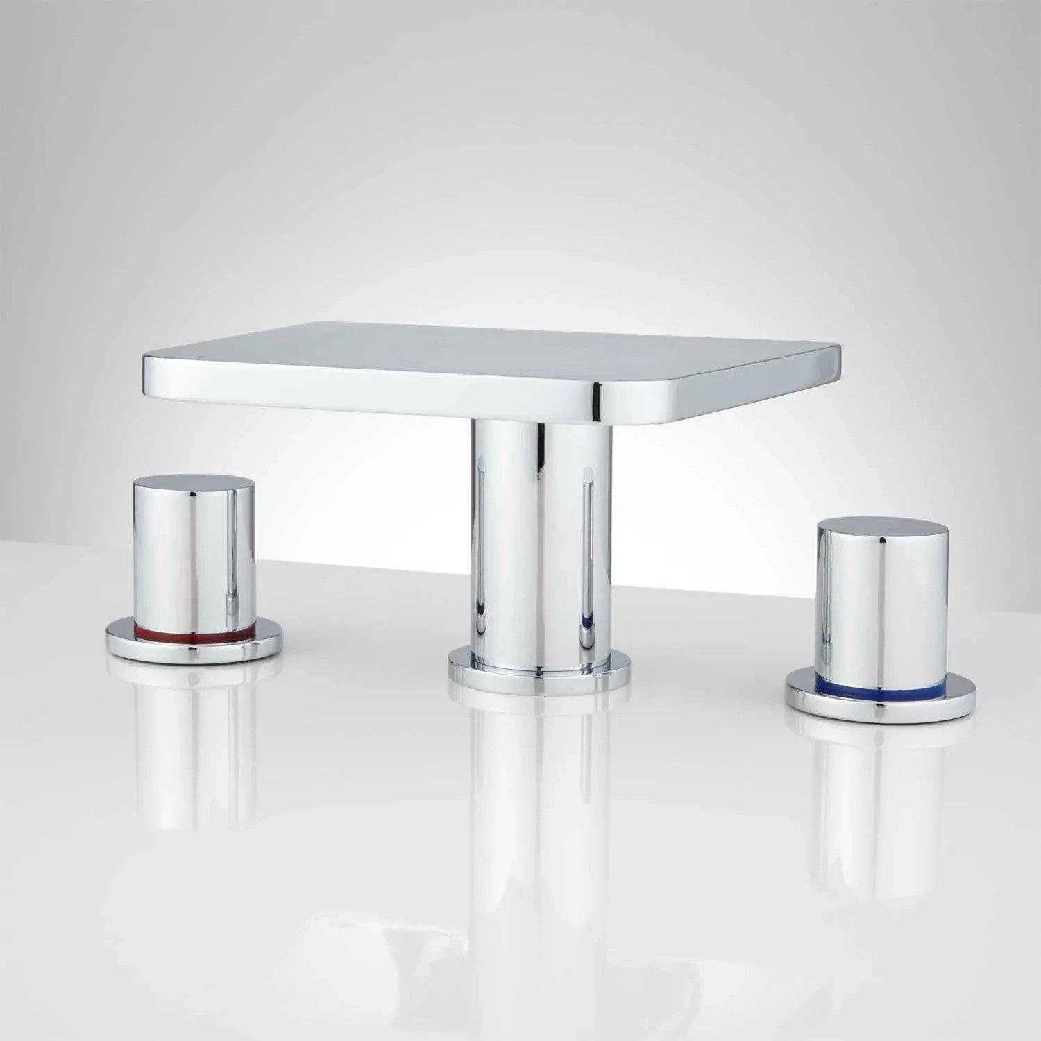 Knox Widespread Waterfall Faucet With Pop-Up Drain 2 Knox Widespread Waterfall Faucet With Pop-Up Drain - Image 2