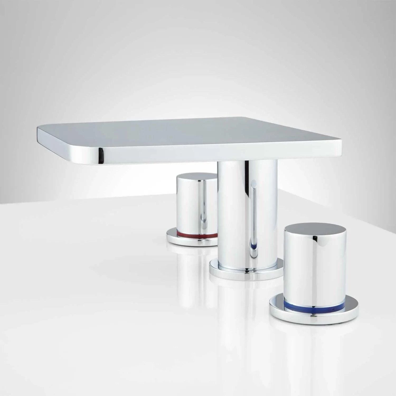 Knox Widespread Waterfall Faucet With Pop-Up Drain 3 Knox Widespread Waterfall Faucet With Pop-Up Drain - Image 3