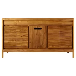 60" Becker Teak Vanity - Teak - Vanity Cabinet Only