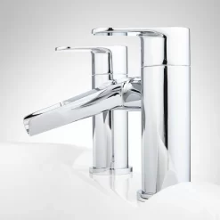 Pagosa Waterfall Deck-Mount Tub Faucet -Home-Bathroom 413075 deck mount waterfall faucet chrome side