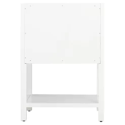 24" Robertson Vanity For Rect Undermount Sink - Bright White -Home-Bathroom 414631 robertson vanity white 24 no top back MV90