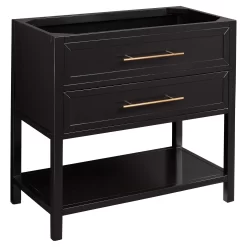 36" Robertson Vanity - Black - Vanity Cabinet Only