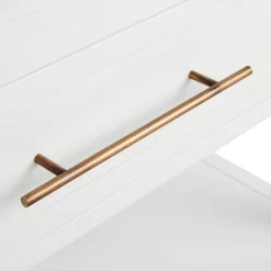 72" Robertson Double Console Vanity For Undermount Sinks - Bright White -Home-Bathroom 414640 robertson vanity white 36 no top pull Detail170 7 scaled